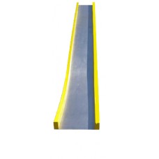 12 Deck Straight Embankment Slide stainless steel 6 inch PC Rail