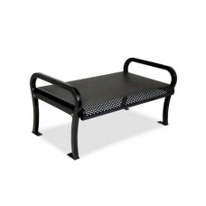 8 foot LEXINGTON BENCH withOUT BACK PERFORATED THERMO FRAME