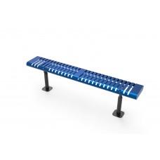 8 foot BENCH without BACK SLAT ROLLED PORTABLE PC FRAME