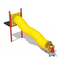 Tube Slide for 8 foot deck height 30 inch diameter Zig Zag Left