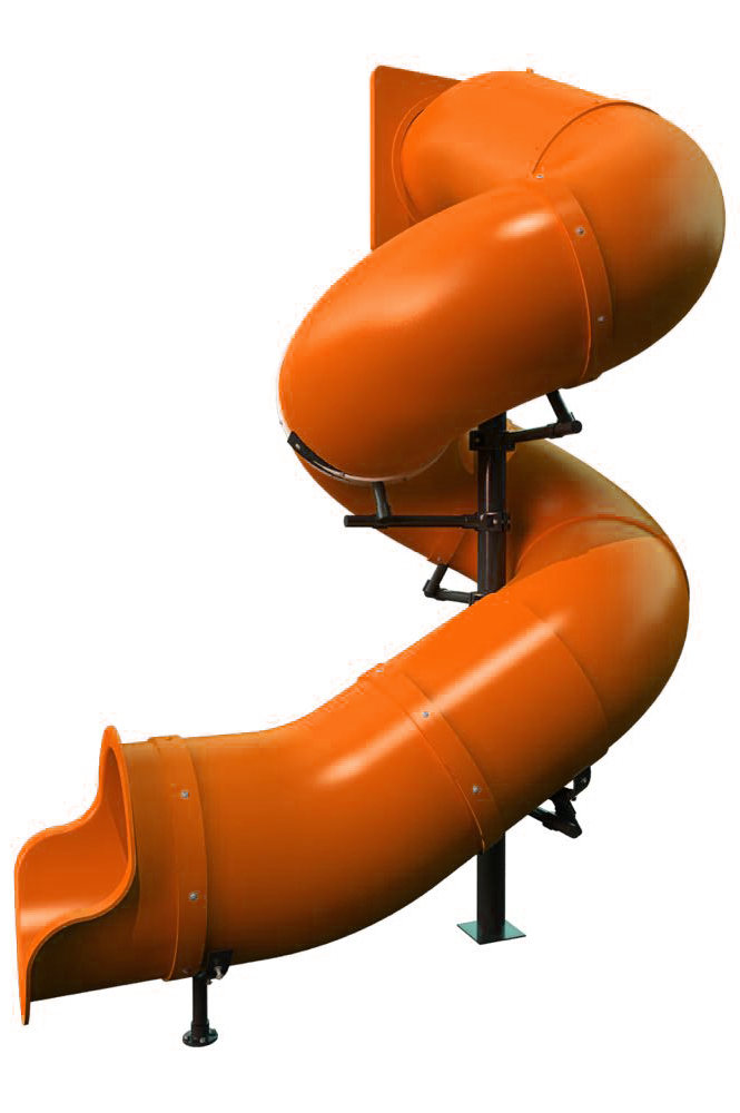 11 foot spiral slide