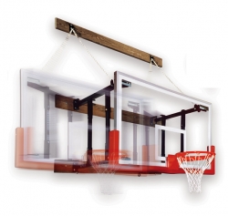 FoldaMount Side folding Wallmount basketball system